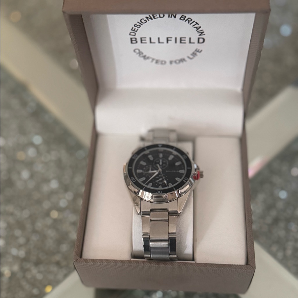 Bellfield Black And Silver Timepiece Bellfield Black And Silver Timepiece